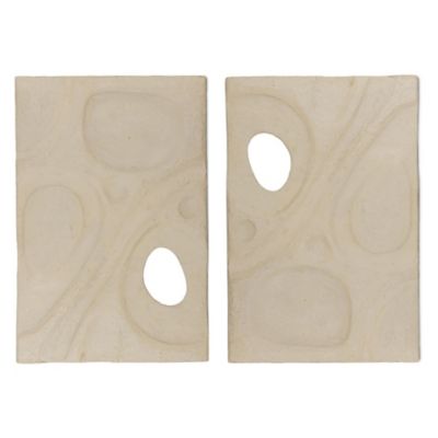 Organic Relief Sculpture, Set of 2