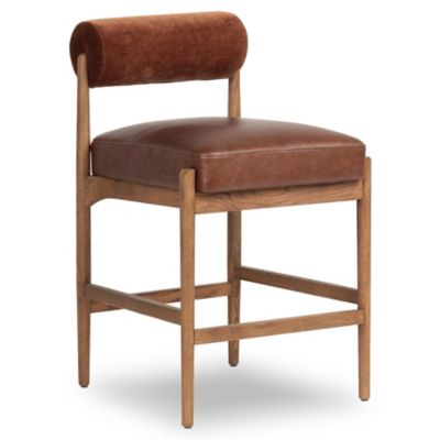Jazelle Stool(Havana Brown w/Altair Sienna|Counter)-OPEN BOX