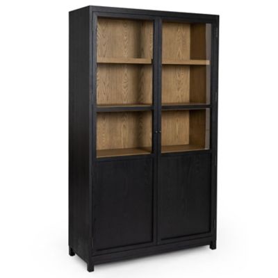Millie Panel and Glass Door Cabinet - OPEN BOX