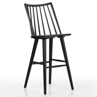 Lewis Windsor Bar/Counter Stool (Black Oak|Bar) - OPEN BOX