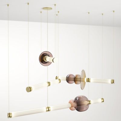 Luna 3-Tier LED Chandelier