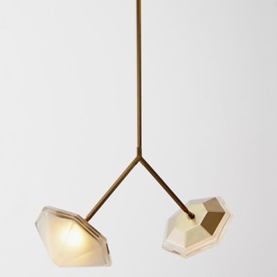 Myriad Wishbone Double LED Pendant