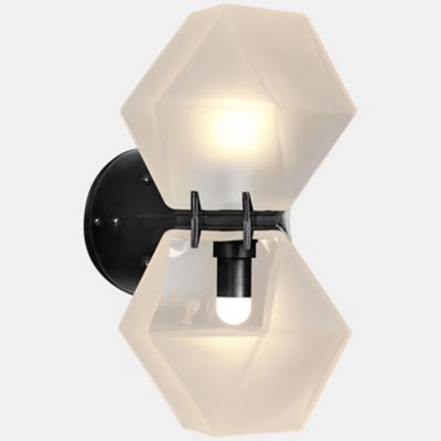 Welles Double Glass LED Wall Sconce