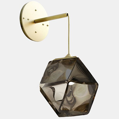 Welles Double-Blown Glass LED Hanging Wall Sconce