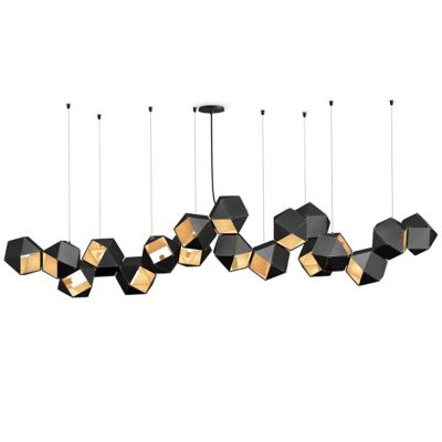 Welles 18/20/22 Steel Long Chandelier