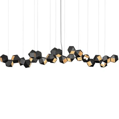 WELLES Steel Long Chandelier