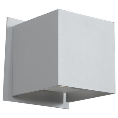 Square LED 4 Inch Outdoor Wall Sconce(White)-OPEN BOX RETURN