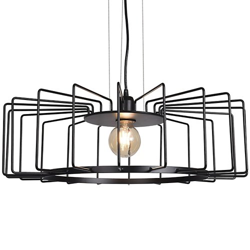 Wired Horizontal Cage LED Pendant