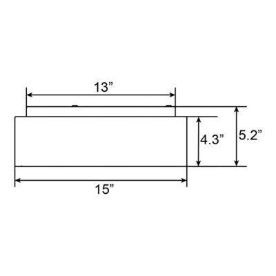 Radiant LED Flushmount by Access Lighting at