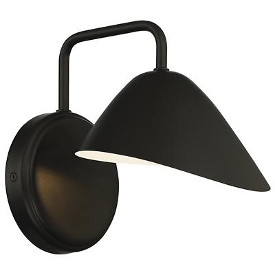 Solano LED Outdoor Round Backplate Wall Sconce