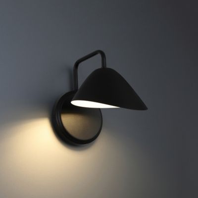 Solano LED Outdoor Round Backplate Wall Sconce by Access Lighting at