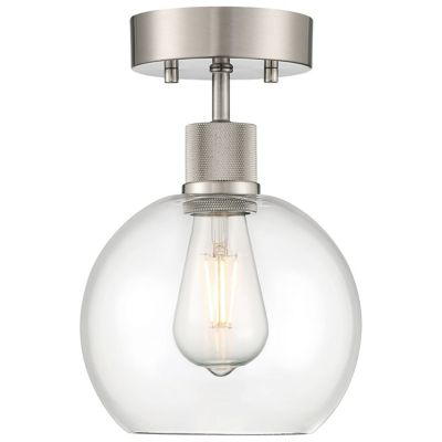 Port Nine Burgundy Semi-Flushmount