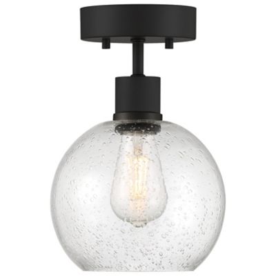 Port Nine Burgundy Semi-Flushmount
