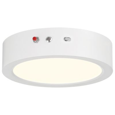 Slim Emergency Backup LED Flushmount