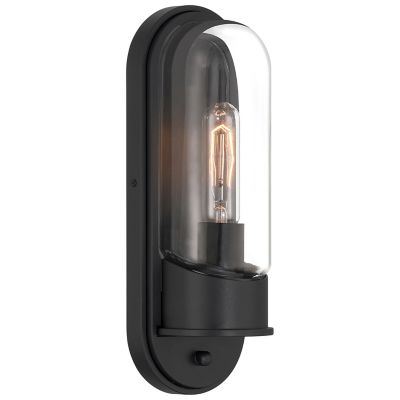 Magnolia Outdoor Wall Sconce (Black) - OPEN BOX