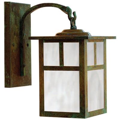 Mission Wall Sconce (Mini|Opalescent |Verdigris) - OPEN BOX