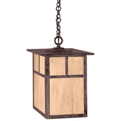 Mission Pendant (Off White|Rustic Brown|Med|T-bar)-OPEN BOX