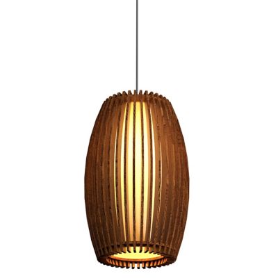 Stecche Di Legno Oval Mini Pendant