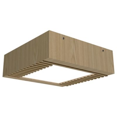 Slatted Square LED Flushmount