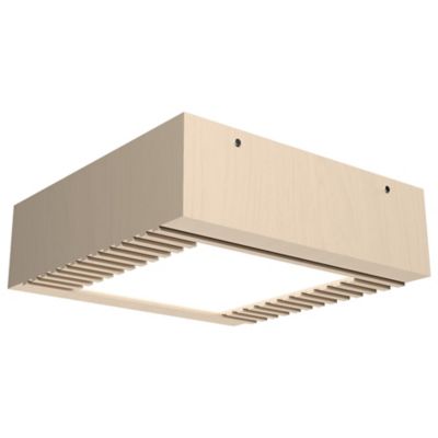 Slatted Square LED Flushmount