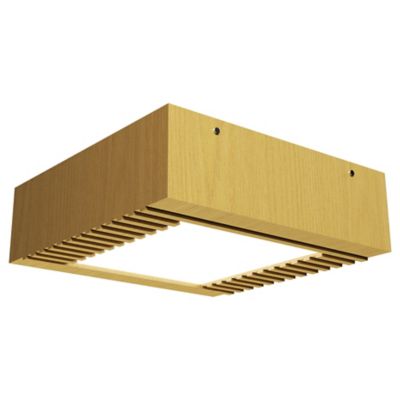 Slatted Square LED Flushmount