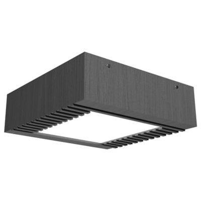 Slatted Square LED Flushmount