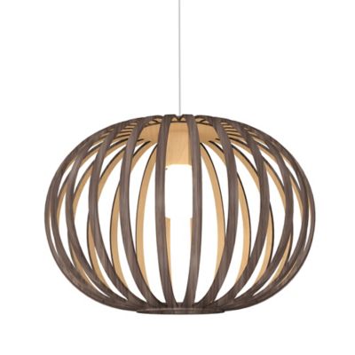 Balloon Globe Pendant (American Walnut Cotton|No) - OPEN BOX