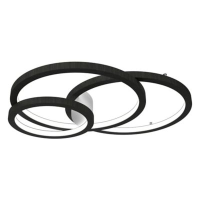 Frame LED Round Flushmount (Charcoal|33 Inch) - OPEN BOX