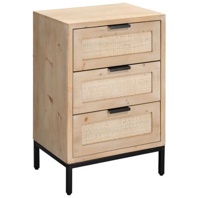 Tomas 3 Drawer Side Table