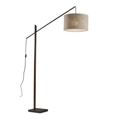 House of Troy K130-GR Kirby Contemporary Gray LED Floor Lamp Light -  HOT-K130-GR