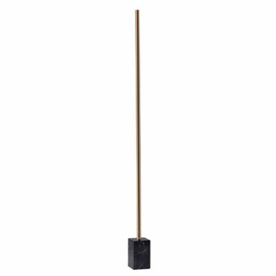 Felix Floor Lamp (Antique Brass with Black Marble)-OPEN BOX