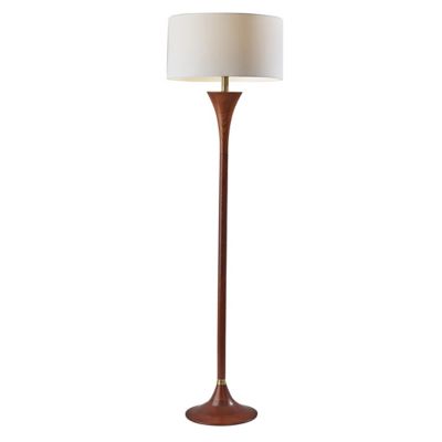 Rebecca Floor Lamp(Walnut with Brass Accent)-OPEN BOX RETURN