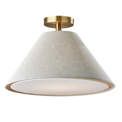 Hadley Semi-Flushmount (Light Grey) - OPEN BOX