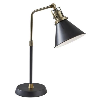 Arthur Desk Lamp (Black & Antique Brass) - OPEN BOX