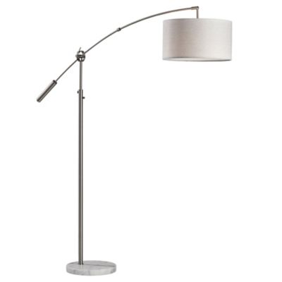 Adler Arc Floor Lamp (Brushed Steel) - OPEN BOX