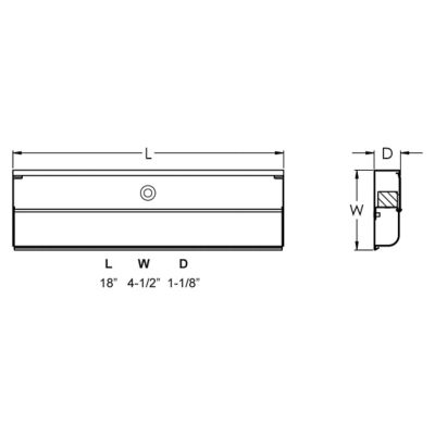 T5L LED Closet Light with Pull Chain by AFX Lighting at