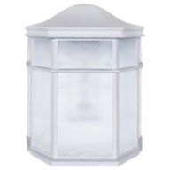 White Outdoor Wall Light