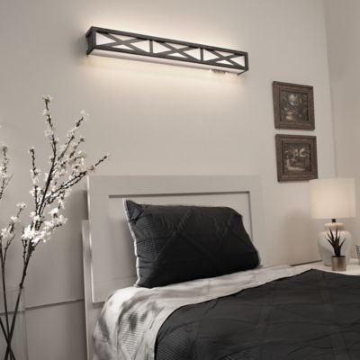 Over the hot sale bed light