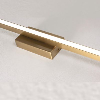 Shown in Satin Brass finish, Detail view