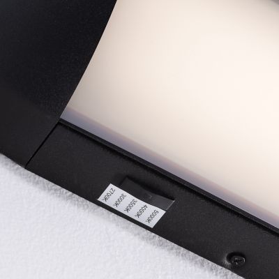 Shown in Black finish, Large size, Detail shot