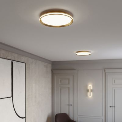 Shown in Satin Brass finish, Medium size, in use