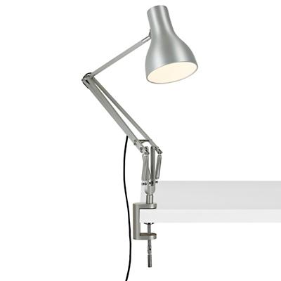 Type 75 Desk Lamp with Clamp Base