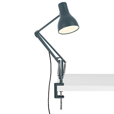 Type 75 Desk Lamp with Clamp Base