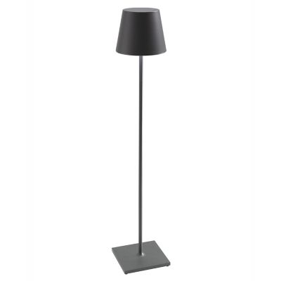 Zafferano Poldina XXL Pro Floor Lamp Dark Grey