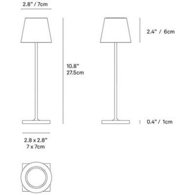 Lampe Ailati Lights Poldina Micro lampe de table sans fil pour 96,43 €  vente en ligne - Achetez-la en ligne au meilleur prix! - LampCommerce