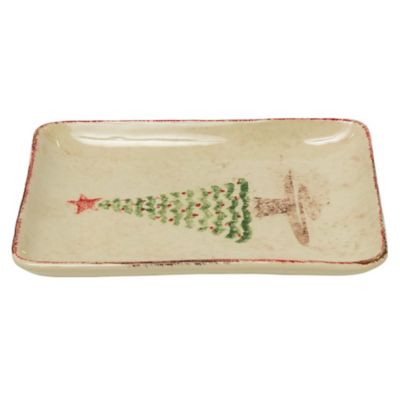 Holiday Medium Rectangular Tray, Set of 4