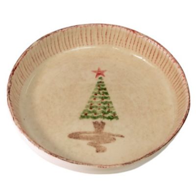 Holiday Salad Plate with Lip, Set of 4