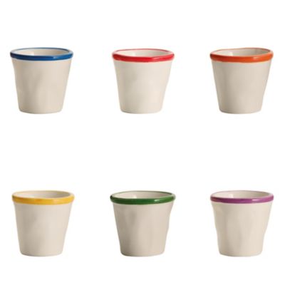 Lido Rim Espresso Shot Cups, Set of 6