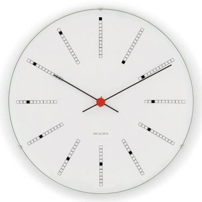 爆売りセール開催中！】 Arne 12cm Clock BANKERS Jacobsen 掛時計/柱