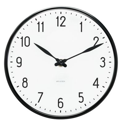 Arne Jacobsen Station Wall Clock (6 Inch) - OPEN BOX